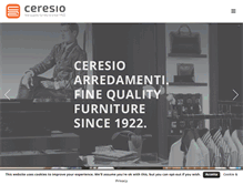 Tablet Screenshot of ceresio.it
